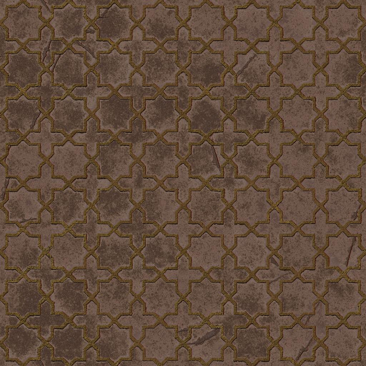 Tile with Cross Pattern seamless PBR texture preview