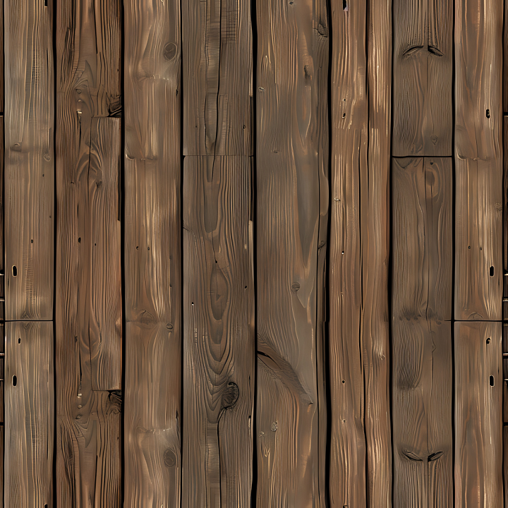 Weathered Pine Wood Planks with Knots and Grain Detail seamless PBR texture preview