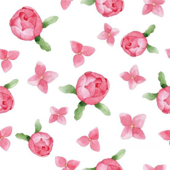 Pink Flower Texture of Pink Watercolor Flower Pattern on White Pink Flower texture preview