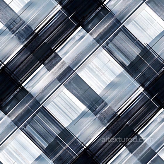 Plaid Patterned Satin Metal Texture in Cool Blues Plaid texture preview