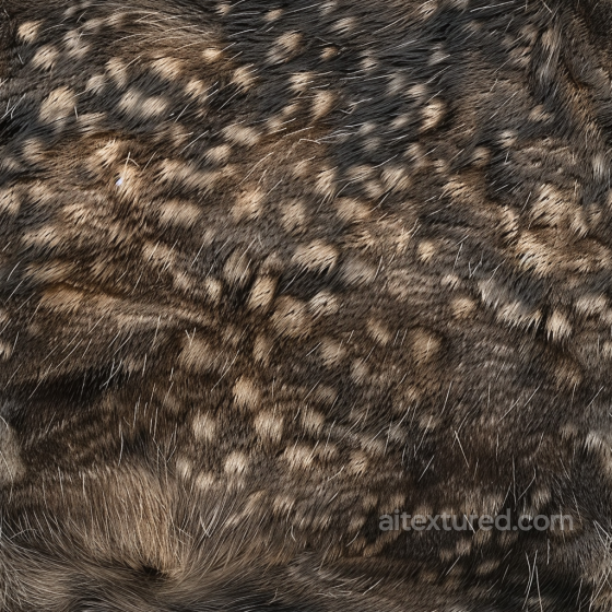 realistic fur leather PBR texture with natural spotted pattern and fine hair detail Leather texture preview