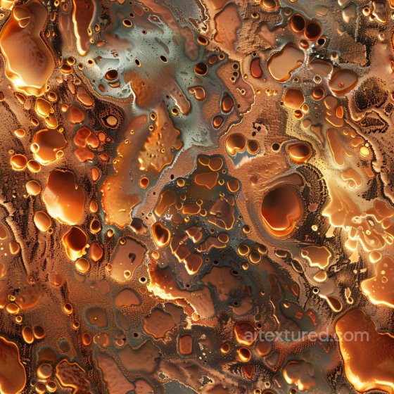 Glossy Abstract Copper and Warm Tone Texture Glossy texture preview