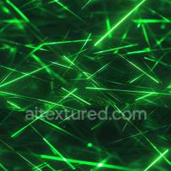 seamless Seamless 3D PBR Texture Featuring Glossy Vibrant Green Laser Streaks texture 8k free download PBR