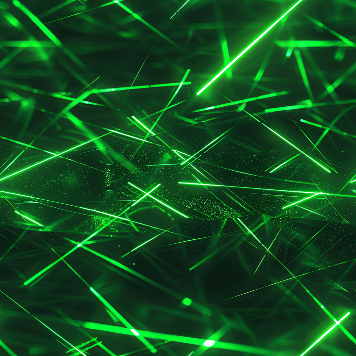 Featuring Glossy Vibrant Green Laser Streaks seamless PBR texture preview