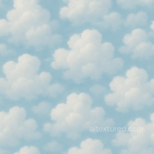 Smooth Cumulus Seamless Texture seamless Clouds PBR texture