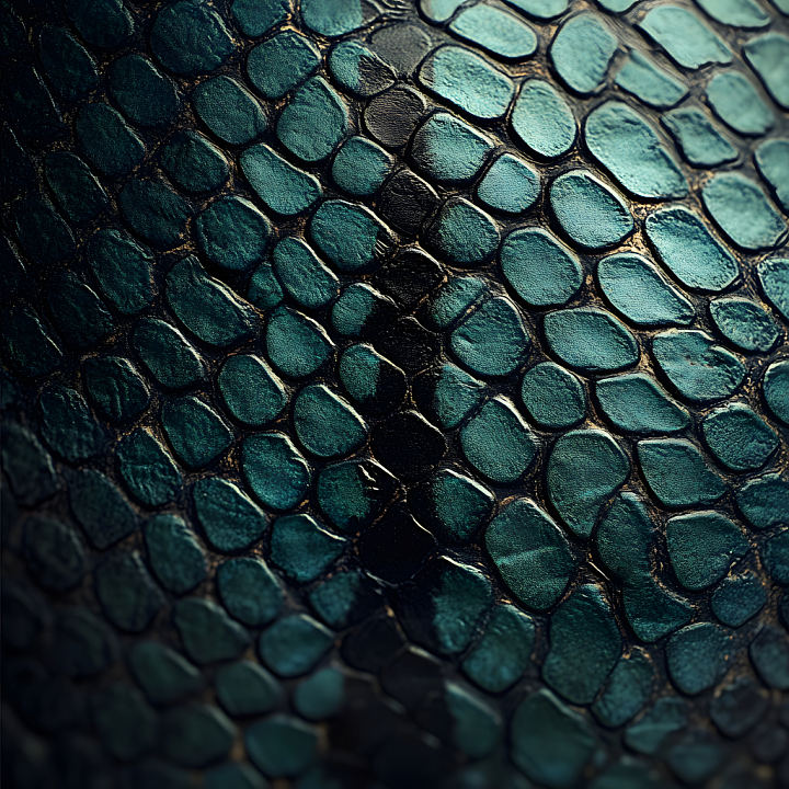 Scaled Reptile Skin Featuring Natural Sheen and Detailed Scale Pattern seamless PBR texture preview