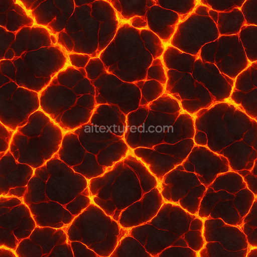 Seamless Magma Texture