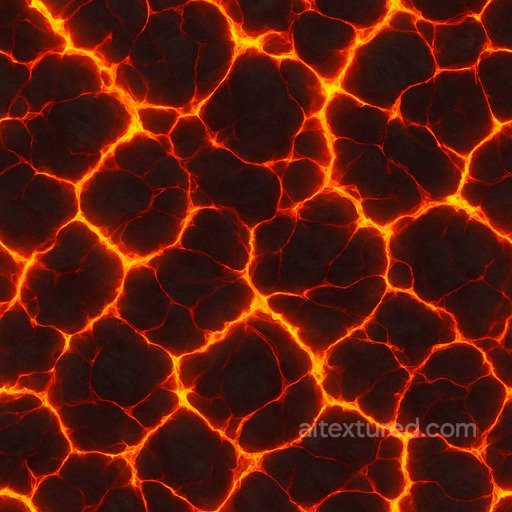 Lava - Seamless Magma Texture texture preview