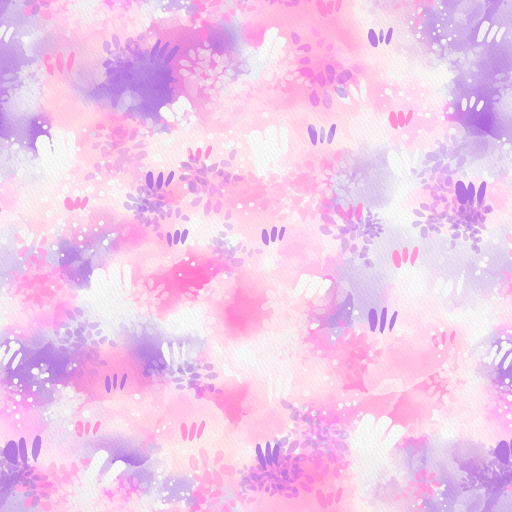 Watercolor Texture with Soft Pink and Purple Floral Strokes seamless Watercolor texture PBR texture