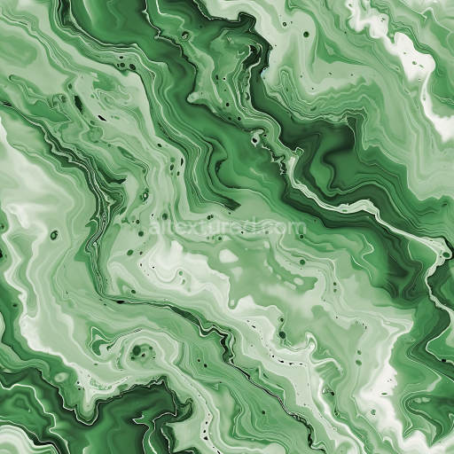 Seamless Jade Green Natural Marble 3D PBR Texture with Flowing Veins