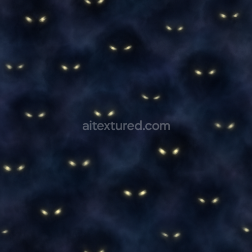 Seamless 3d texture pbr 8k creepy eyes with glowing eyes and spooky shadows effect