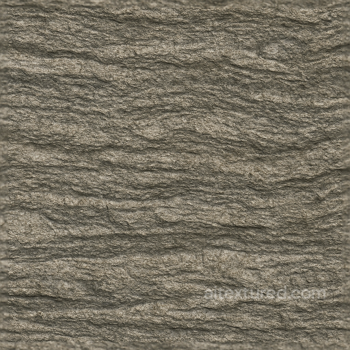 Gneiss Layered Banded Rough Natural Stone Surface seamless Stone PBR texture