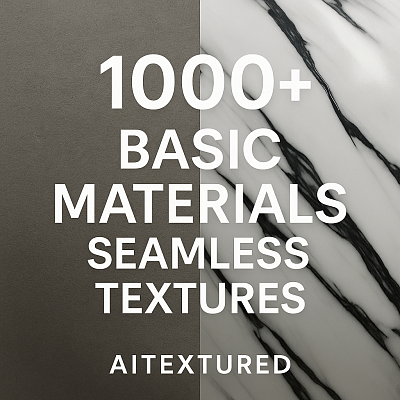 Basic Materials Seamless Textures – Essential PBR Collection for 3D