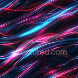 seamless Seamless 3D PBR Texture Featuring Glossy Neon Light Streaks in Blue and Pink texture 8k free download PBR