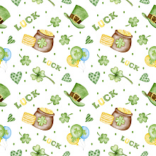 Seamless 3D Pattern PBR Texture with St Patricks Day Watercolor Motifs and Playful Rhythm texture preview