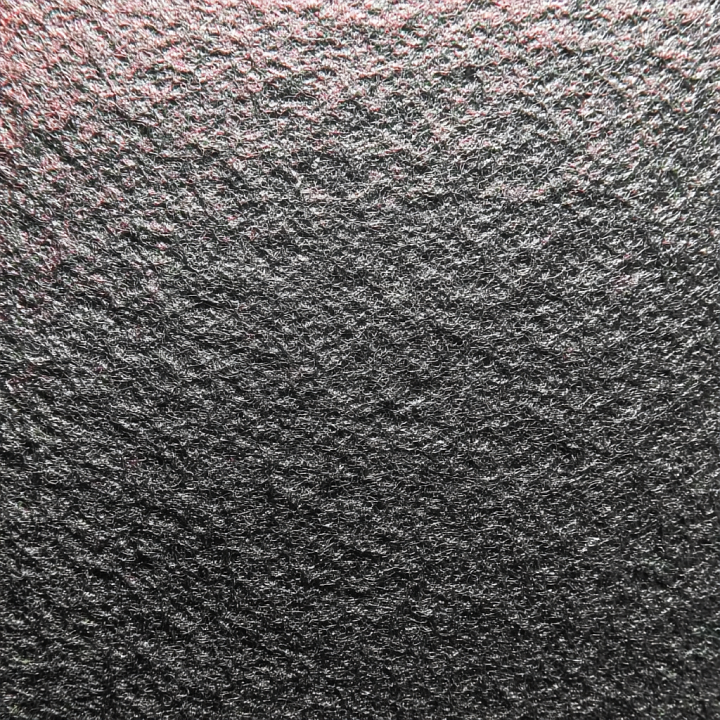 Felt Featuring Dense Black Fibrous Surface seamless PBR texture preview