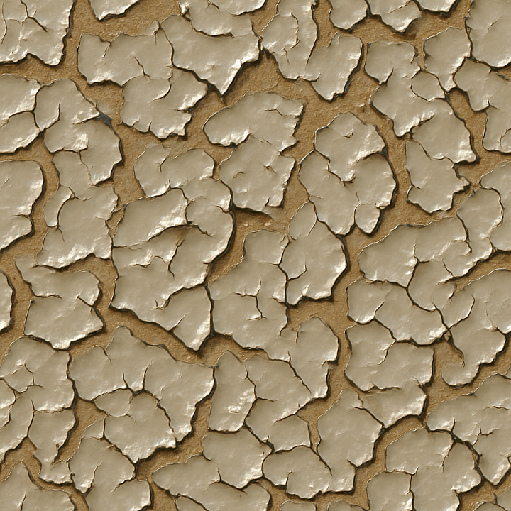 Shiny Peeling Paint seamless PBR texture preview