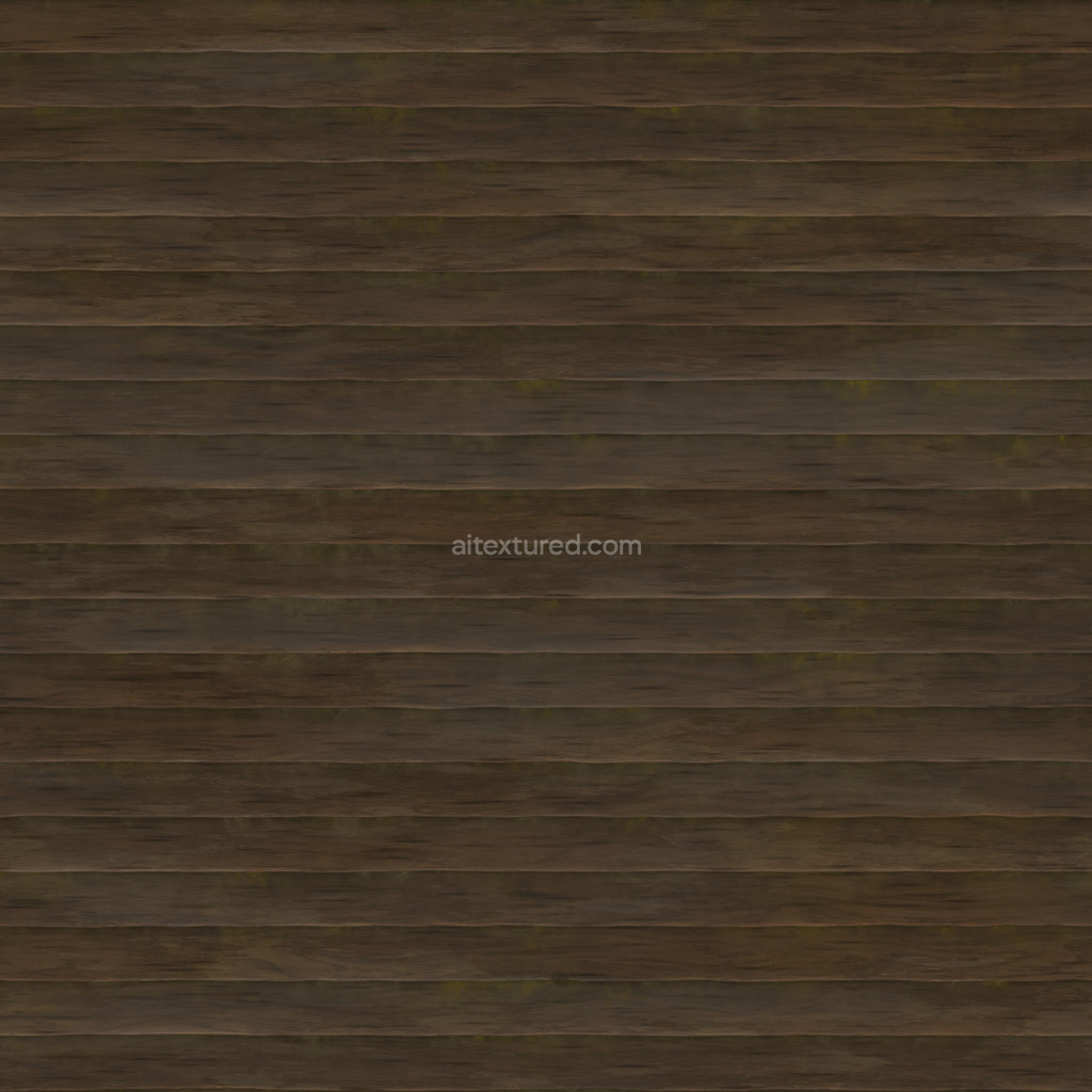 Seamless wood siding PBR texture in dark shades