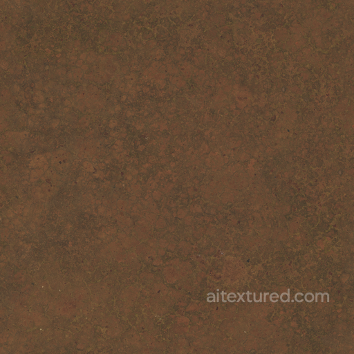 Cracked Red Ground - Weathered Worn Cracked Red Clay Cracks seamless Ground surface PBR texture