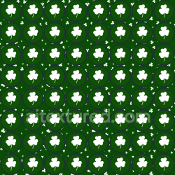 seamless Seamless 3D PBR Texture of Green Fabric with White Clover Pattern texture 8k free download PBR