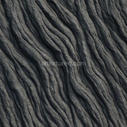 Natural Basalt Flow Texture