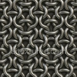 seamless Seamless 3d texture pbr 8k of metallic sheen chainmail with welded rings texture 8k free download PBR