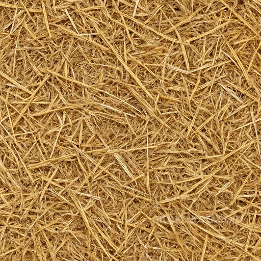 Patterned Straw Bale Seamless Texture seamless Hay-straw PBR texture