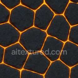 seamless Glowing Basalt Seamless Texture texture 8k free download PBR