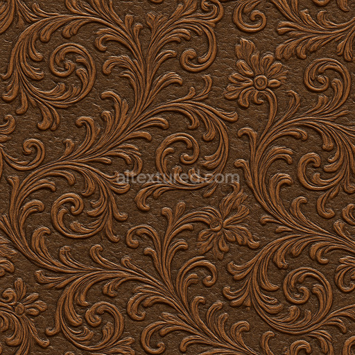 Ornate Synthetic Leather Texture Seamless 1024X1024