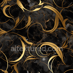 seamless Seamless 3D PBR Black Marble Flooring Texture with Luxurious Gold Vein Pattern texture 8k free download PBR