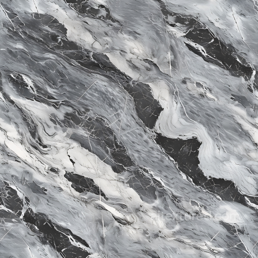 Grigio Carnico Marble PBR Texture with Dynamic White and gray Veins seamless Marble PBR texture