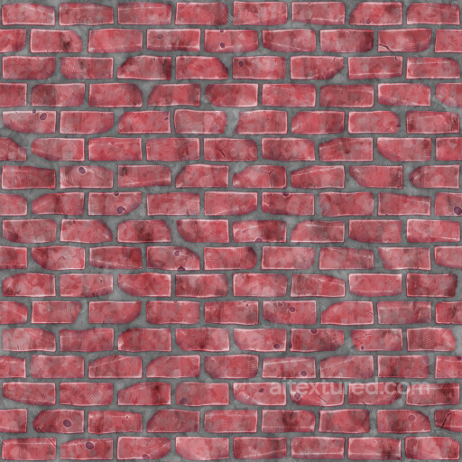 Stylized Bricks Wall - Seamless PBR Texture seamless Wall PBR texture