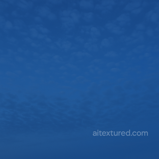 Seamless 8K PBR 3D texture of blue hour sky with subtle sky tint and soft altocumulus clo… seamless Sky PBR texture
