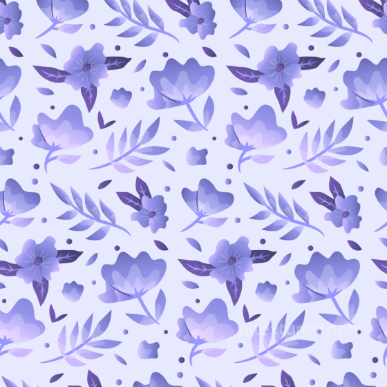 Featuring Soft Purple Flower and Leaf Pattern Purple Flower texture preview