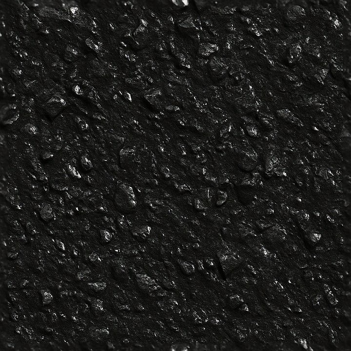 Coal Surface Shiny Flakes Smooth Black Color seamless PBR texture preview