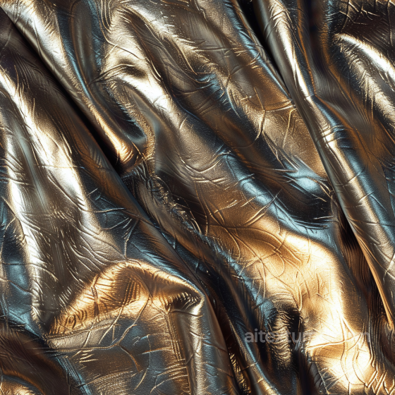 Metallic Glossy Leather Texture Featuring Natural Wrinkles and Reflective Surface Leather texture preview