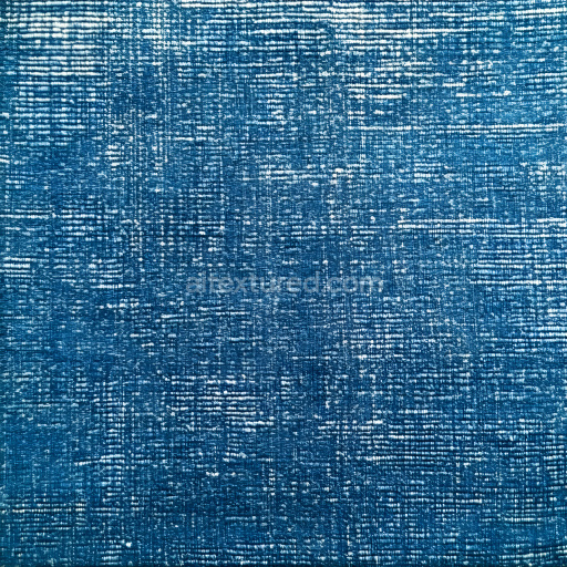 Seamless 3D Cracked Denim Fabric PBR Texture with Distressed Holes and Worn Pattern