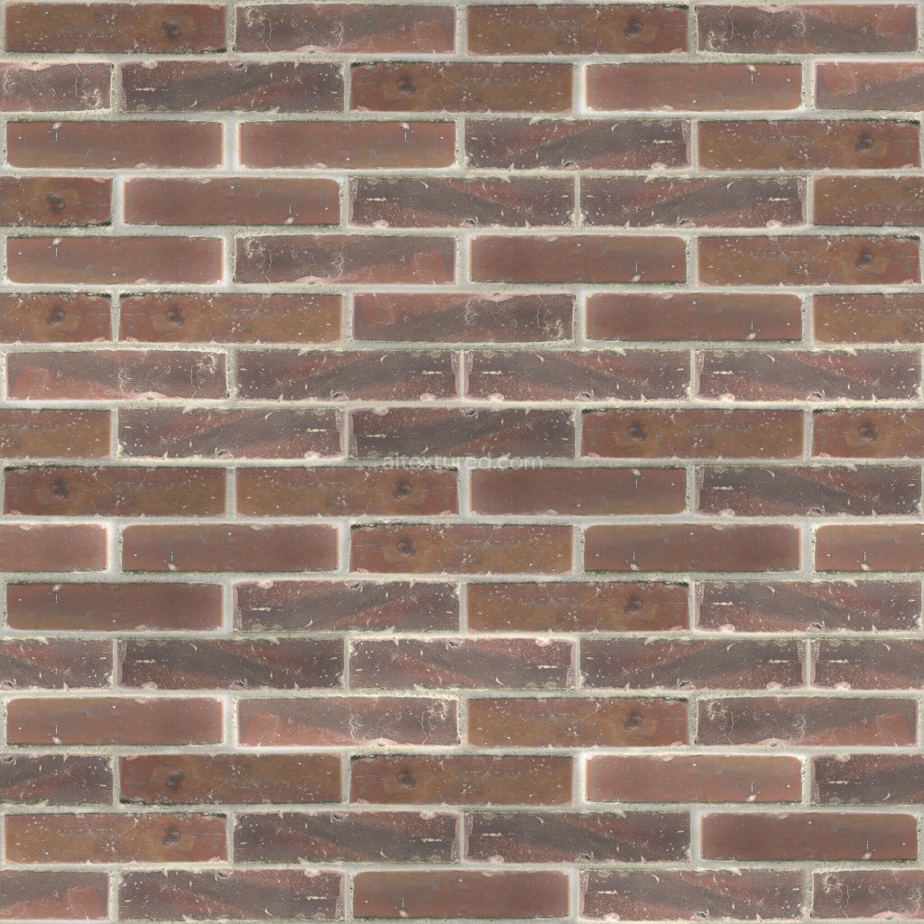 Seamless PBR brick texture with realistic details