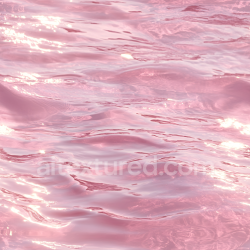 seamless Seamless 3D PBR Texture of Pink Water Surface with Gentle Wave Patterns texture 8k free download PBR