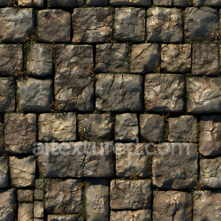 seamless Seamless 3D Weathered Stone Wall PBR Texture with Natural Moss and Cracks texture 8k free download PBR