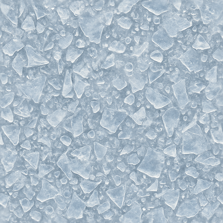 Showing Ice Shards With Frozen Droplets And Icy Sheen seamless PBR texture preview