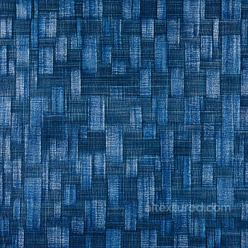 Cracked Denim Fabric Texture with Woven Pattern and Blue Shades seamless Denim jeans PBR texture
