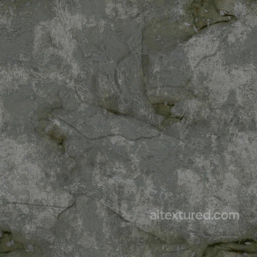 Concrete Texture with Cracks and Mold | Free PBR seamless Concrete PBR texture