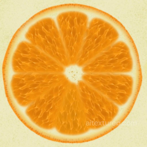 Orange Slice Texture | Free PBR seamless Food PBR texture