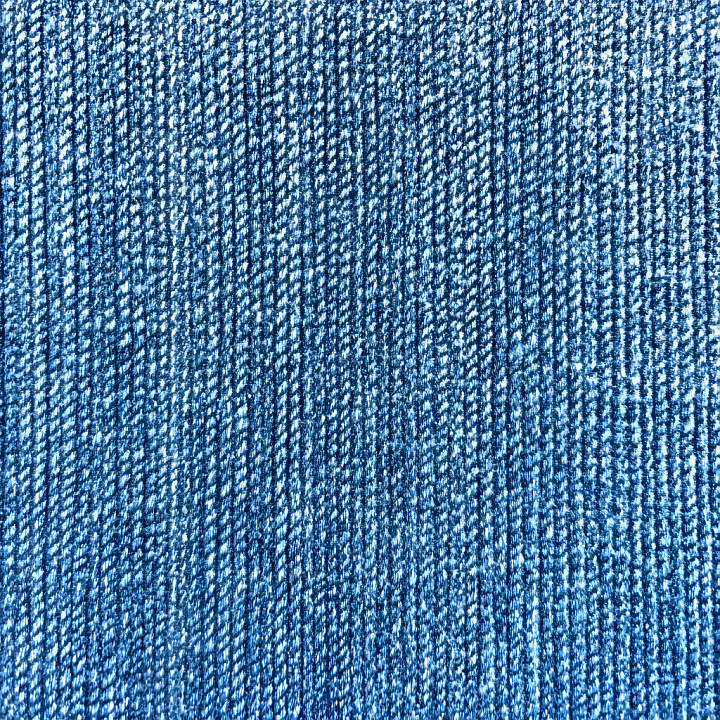 Cracked Denim Fabric with Detailed Weave and Wear seamless PBR texture preview
