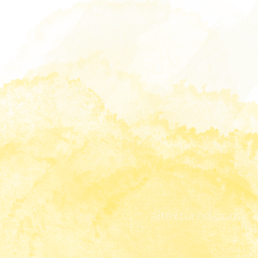 Watercolor Texture of Soft Yellow Watercolor Wash with Light Variations seamless Watercolor texture PBR texture