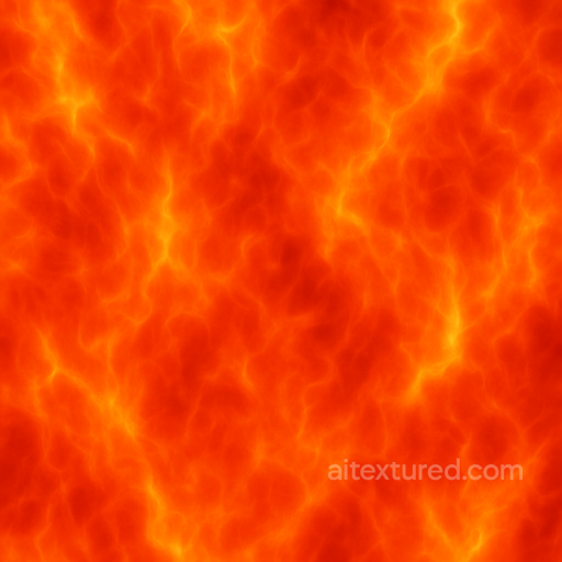 fire aura with incandescent glow PBR 8K seamless Fire PBR texture