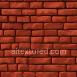 seamless Seamless 3D PBR Texture of Cracked Red Brick Wall with Rough Surface texture 8k free download PBR