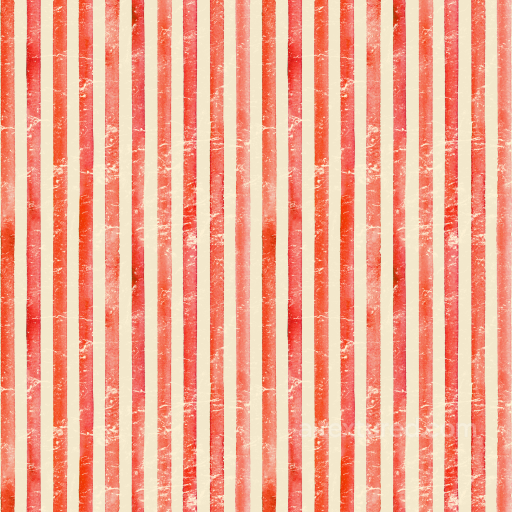 Worn Red Watercolor Stripes on Cream Fabric Seamless Texture seamless Watercolor Stripes PBR texture