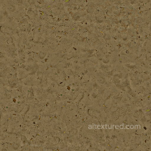 Playground Sand - Playground Dirty Wet Brown Sand Floor seamless Sand-soil PBR texture